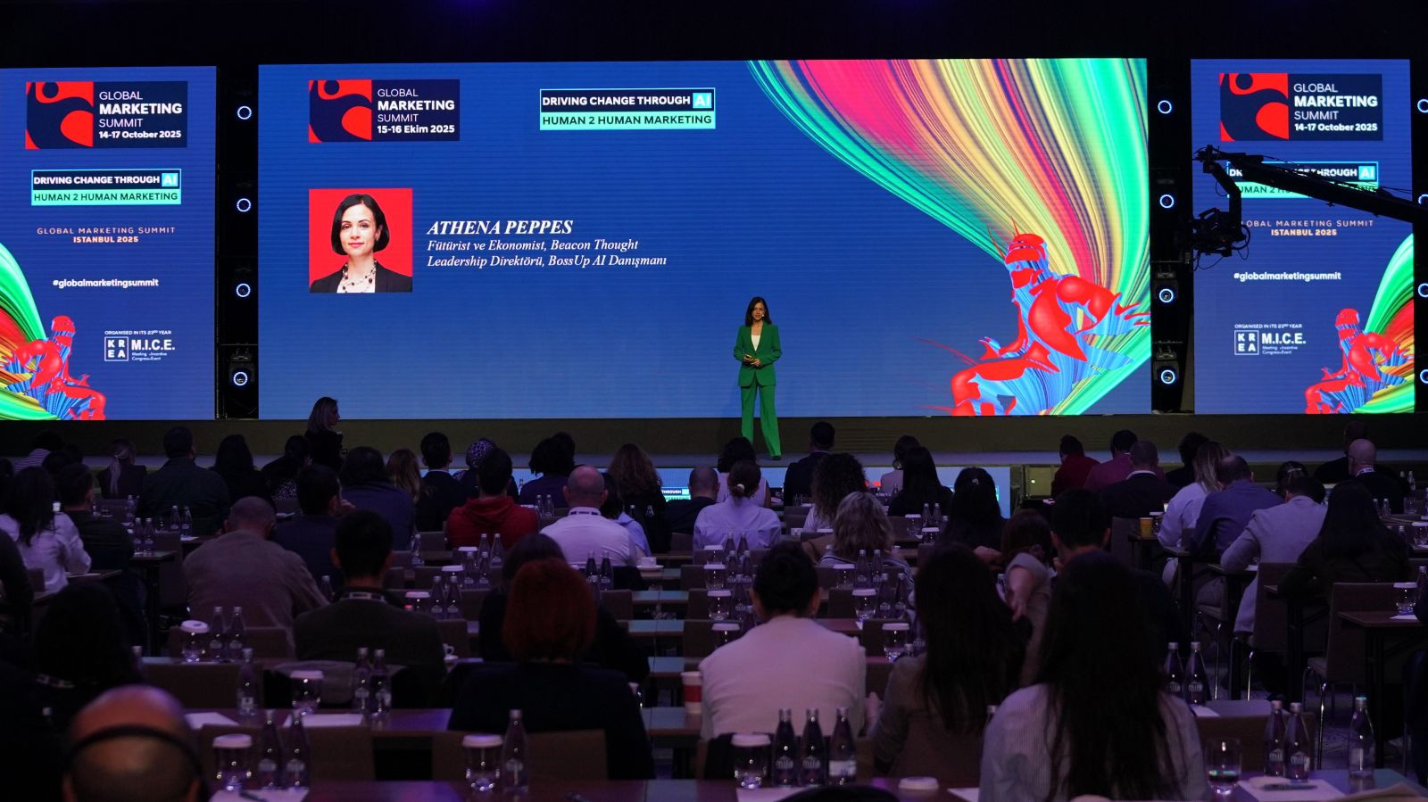 Athena Peppes keynote at the Global Marketing Summit